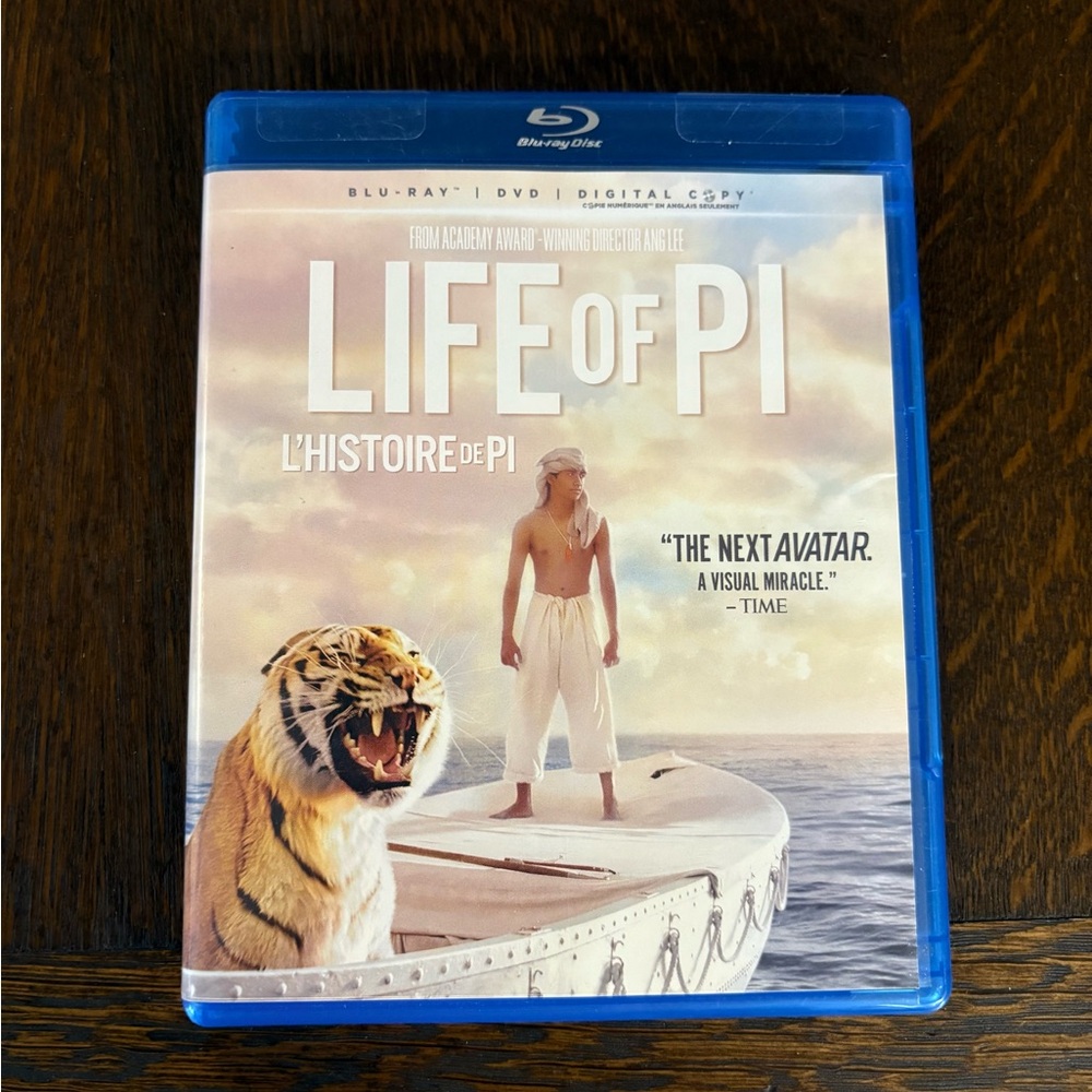Life of Pi Blu-ray Disc